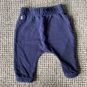 NWOT Ralph Lauren Navy Joggers (6M)